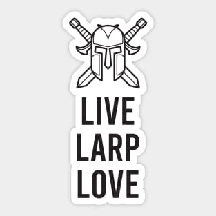 Live Larp Love Sticker